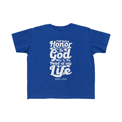 Hood N' Holy First Giving Honor Kidz Fine Jersey Tee