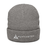 Huntington SDA Church Embroidered Ribbed Knit Beanie