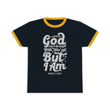 Hood N' Holy God Ain't Through With You Yet Men's Ringer Tee