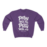 Hood N' Holy Pray With Me Men's Crewneck Sweatshirt