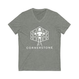 Cornerstone Unisex Jersey Short Sleeve V-Neck Tee