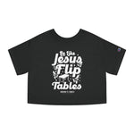 Hood N' Holy Flip Tables Women's Crop Top