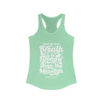 Hood N' Holy Your Breath Women's Racerback Tank