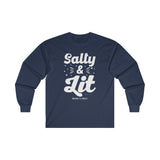 Hood N' Holy Salty & Lit Men' Long Sleeve Tee