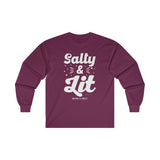 Hood N' Holy Salty & Lit Men' Long Sleeve Tee