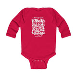 Hood N' Holy Your Breath Kidz T-Shirt Infant Long Sleeve Bodysuit