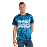 Hood N' Holy Transformed Men's Tie-Dye Tee, Crystal