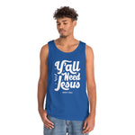 Hood N' Holy Y'all Need Jesus Men's Tank Top