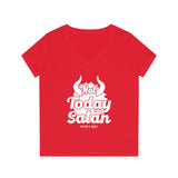 Hood N' Holy Not Today Satan Women's V-Neck T-Shirt