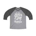 Hood N' Holy Flip Tables Women's Raglan Tee