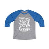 Hood N' Holy Standing In The Need Men's Raglan Tee