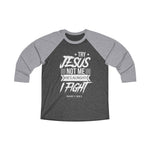 Hood N' Holy Try Jesus Not Me Women's Raglan Tee