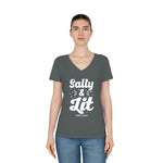Hood N' Holy Salty & Lit Women's V-Neck T-Shirt