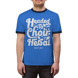 Hood N' Holy Choir Rehearsal Men's Ringer Tee