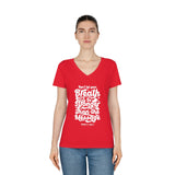 Hood N' Holy Your Breath Women's V-Neck T-Shirt