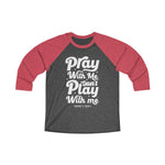 Hood N' Holy Pray With Me Women's Raglan Tee