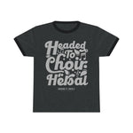 Hood N' Holy Choir Rehearsal Women's Ringer Tee