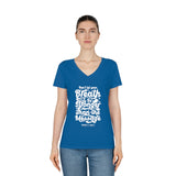 Hood N' Holy Your Breath Women's V-Neck T-Shirt