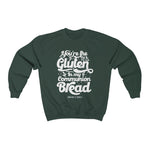 Hood N' Holy Communion Bread Men's Crewneck Sweatshirt