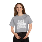 Hood N' Holy Not Today Satan Women's Cropped T-Shirt