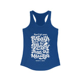 Hood N' Holy Your Breath Women's Racerback Tank