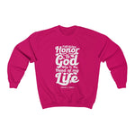 Hood N' Holy First Giving Honor Women's Crewneck Sweatshirt