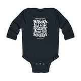 Hood N' Holy Your Breath Kidz T-Shirt Infant Long Sleeve Bodysuit