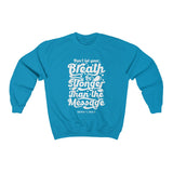 Hood N' Holy Your Breath Women's Crewneck Sweatshirt