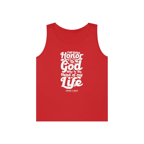 Hood N' Holy First Giving Honor Men's Tank Top