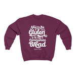 Hood N' Holy Communion Bread Men's Crewneck Sweatshirt