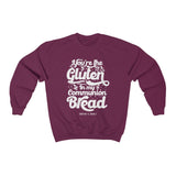 Hood N' Holy Communion Bread Men's Crewneck Sweatshirt