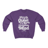 Hood N' Holy Communion Bread Men's Crewneck Sweatshirt