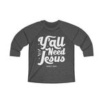 Hood N' Holy Y'all Need Jesus Women's Raglan Tee