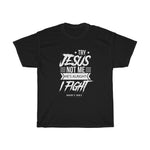Hood N' Holy Try Jesus Not Me Men's T-Shirt