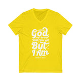 Hood N' Holy God Ain't Through With You Yet Women's V-Neck Tee