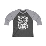 Hood N' Holy Standing In The Need Women's Raglan Tee