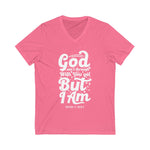 Hood N' Holy God Ain't Through With You Yet Women's V-Neck Tee