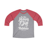 Hood N' Holy Flip Tables Women's Raglan Tee