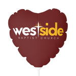 WBC Burgundy Balloon (Heart-shaped), 11"