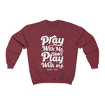 Hood N' Holy Pray With Me Men's Crewneck Sweatshirt