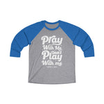 Hood N' Holy Pray With Me Women's Raglan Tee