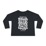 Hood N' Holy Your Breath Kidz T-Shirt Long Sleeve Tee