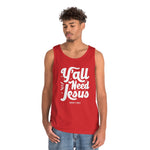 Hood N' Holy Y'all Need Jesus Men's Tank Top