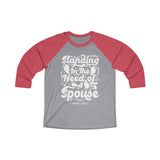 Hood N' Holy Standing In The Need Men's Raglan Tee