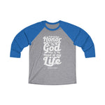 Hood N' Holy First Giving Honor Men's 3\4 Raglan Tee