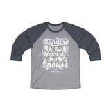 Hood N' Holy Standing In The Need Men's Raglan Tee