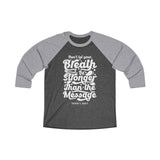 Hood N' Holy Your Breath Women's Raglan Tee