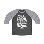 Hood N' Holy Communion Bread Women's 3\4 Raglan Tee