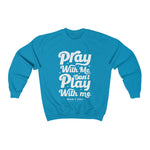 Hood N' Holy Pray With Me Men's Crewneck Sweatshirt