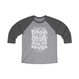 Hood N' Holy Your Breath Women's Raglan Tee